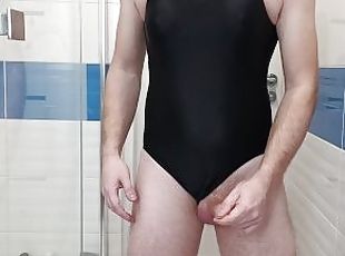 Black Speedo hydrasuit swimsuit