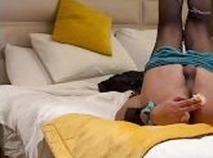 Indian Cross Dresser Femboy Sissy Slut Jessica Leone Playing in Bed