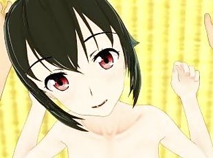 Nagisa Akatsuki and Kojo Akatsuki have intense sex in a Japanese-style room. - ???????????? Hentai