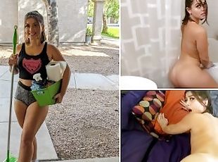 My Thick Maid: Hot Slim-Thick Chick Cleans My House and Pipe