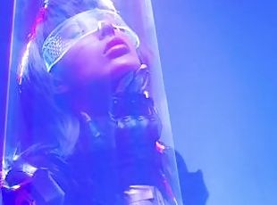 Motoko Kusanagi cosplay in latex FULL video