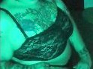 ripping off lace panties