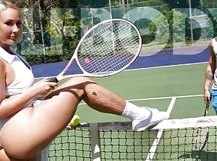 Mellanie Loves Playing Tennis, But Even More So, She Loves Sucking Oliver’s Juicy Cock - MYLF
