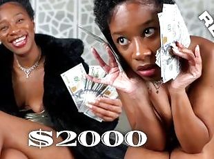 2000 DOLLARS REPARATIONS. BNWO, Findom - eKRYSTALLINE - Ebony Femdom