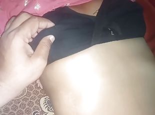 Desi husband shows his wifes boobs and she sucks his cock