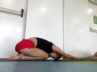Sexy yoga session