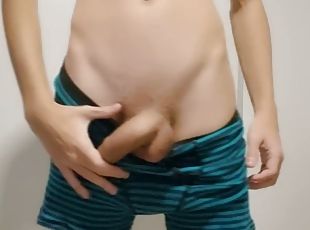 Transformation from boy to sissy, big cock sword