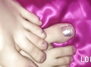 Princess Toes Rose Sexy Foot Tease Compilation