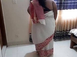 Tamil hot aunty saree striping - Big Ass MILF Anal Cumshot