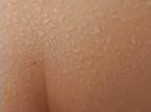 Amateur Shower Quickie with Cum on Ass