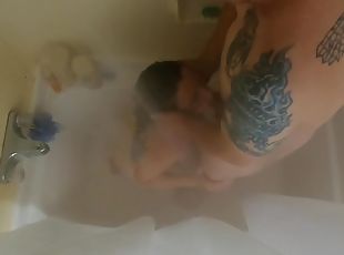 Catches Cheating Whore Drinking Neighbors Piss And Fucking In The Shower. Steamy Hot!
