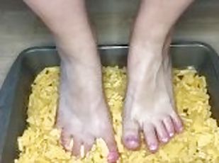 Cheesy feet