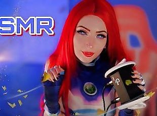 Starfire Teen Titans Ear Kissing Licking Tingles + Mouth Sounds ASMR SFW