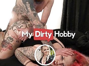 MyDirtyHobby - Valery_Venom Gets Wet Just By Seeing Her Friend's Big Cock & Decides To Give It A Go