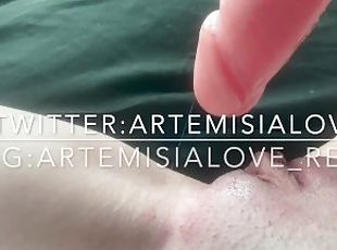 Artemisia Love POV_ playing with her wet pussy and her dildo_twitter:ArtemisiaLove9