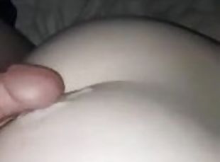 Pounding her big booty doggystyle and cuming on her ass
