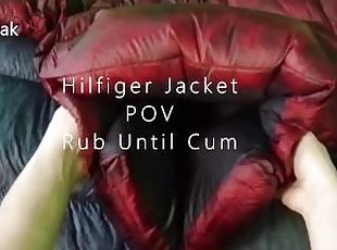 POV Hilfiger Down Jacket Rub Until Cum