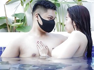 DADDY Z - Hot Japanese Pinay Chick Kycee got her pussy fucked in the pool