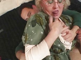 Hot granny games with a 60 year old woman