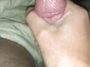 Masturbating and cumming in bed after everyone else is asleep