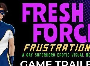 Fresh Force Frustrations: A Gay Erotic Superhero Visual Novel