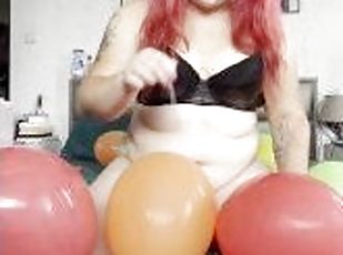 Sexy Balloon Pop In Latex