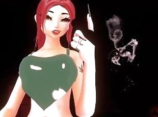 CherryErosXoXo VR - Cherry Noire Smoking Fetish Cigar Femdom Custom Video Trailer